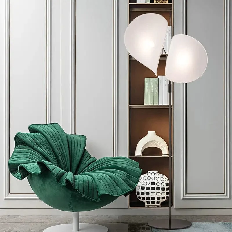 Lampadaire LED Moderne Blanc pour Salon