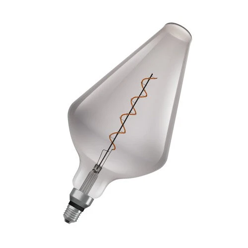 OSRAM Vintage 1906 LED-Lampe, teinte fumée, 4W, 140lm, blanc chaud, E27