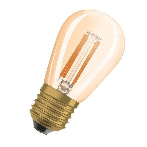 OSRAM Vintage 1906 LED-Lampe, teinte dorée, 4,8W, 360lm, blanc chaud, E27