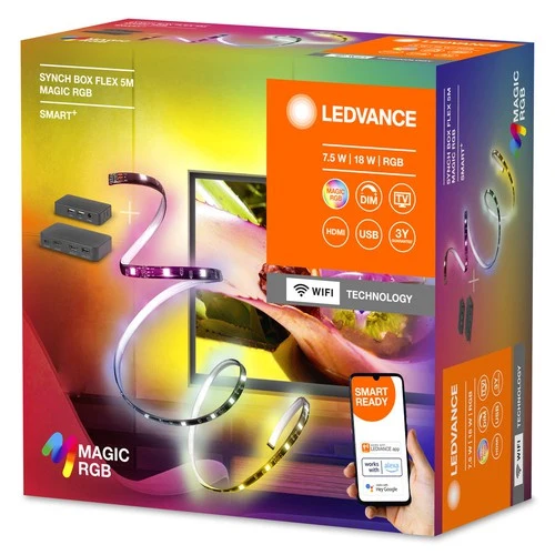 LEDVANCE Boîte de synchronisation HDMI LED-Streifen avec technologie WiFi et MAGIC RGB