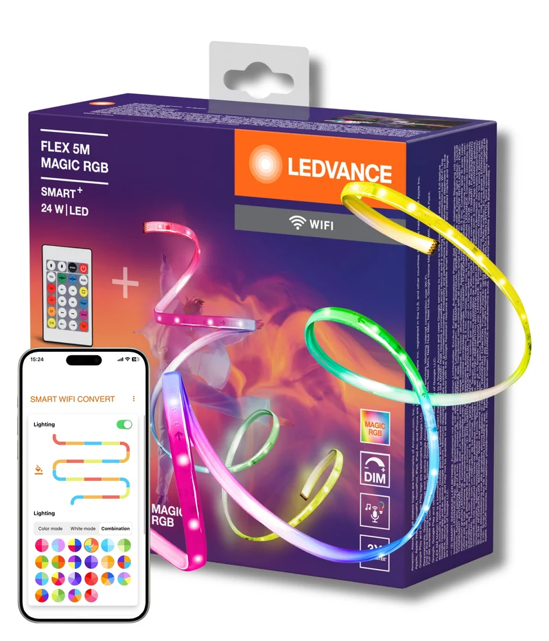 LEDVANCE SMART+ WIFI FLEX 5m bande LED, blanc, 22W, 500lm
