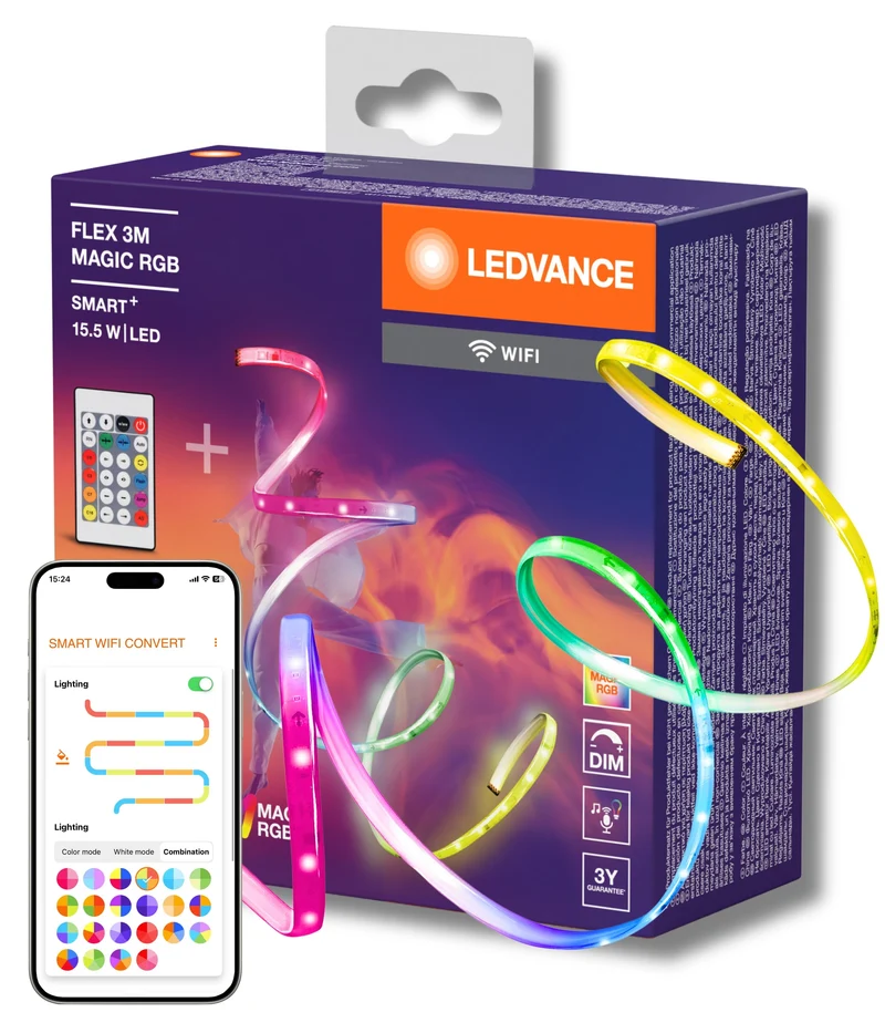 LEDVANCE SMART+ WIFI FLEX 3m bande LED, blanc, 15W, 350lm
