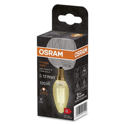 OSRAM Vintage 1906® Classique B LED-Lampe, 1,5W, 120lm, E14