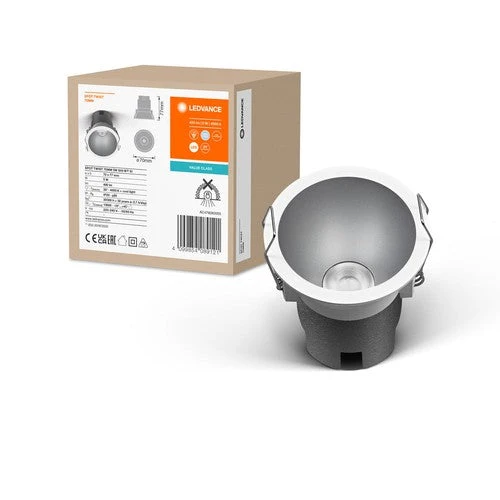LEDVANCE SPOT TWIST Ø 70mm Downlight, argent, 5W, 400lm, 840 WT