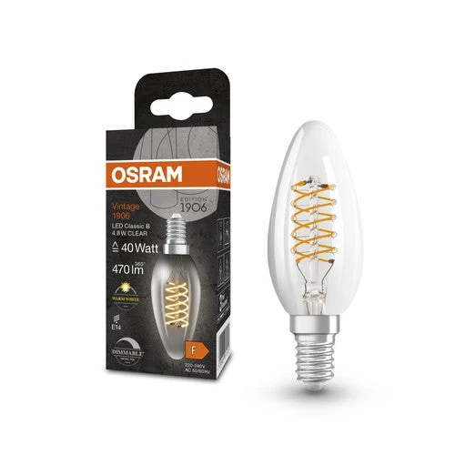 OSRAM Vintage 1906® Classique B LED-Lampe, 4,8W, 470lm