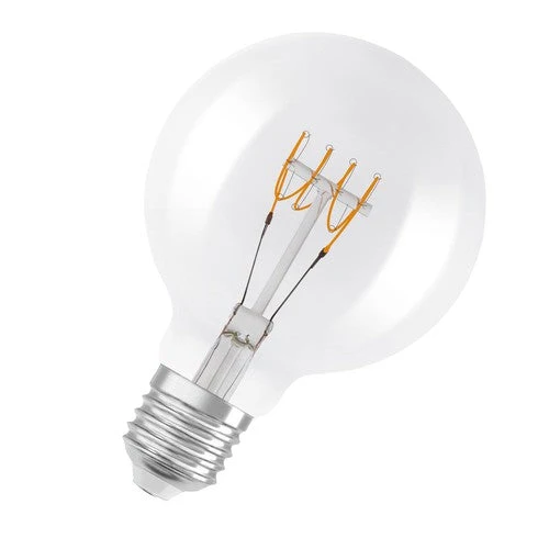 OSRAM Vintage 1906® Globe Classique95 Lampe, dimmable, blanc chaud, 4,8W, 470lm