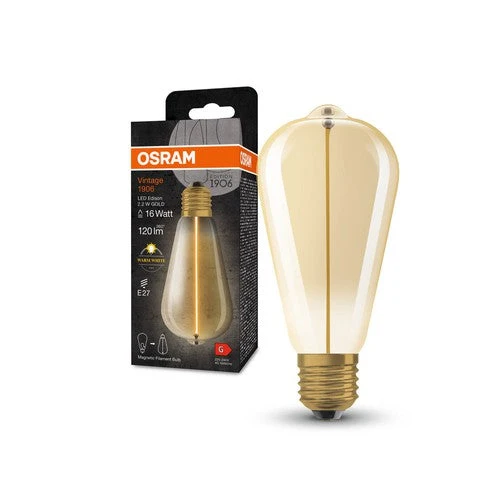 OSRAM Vintage 1906® Classique Edison LED-Lampe, 2,2W, 120lm