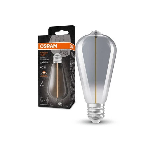 OSRAM Vintage 1906® Classique Edison LED-Lampe, 2,2W, 60lm, Blanc chaud, E27
