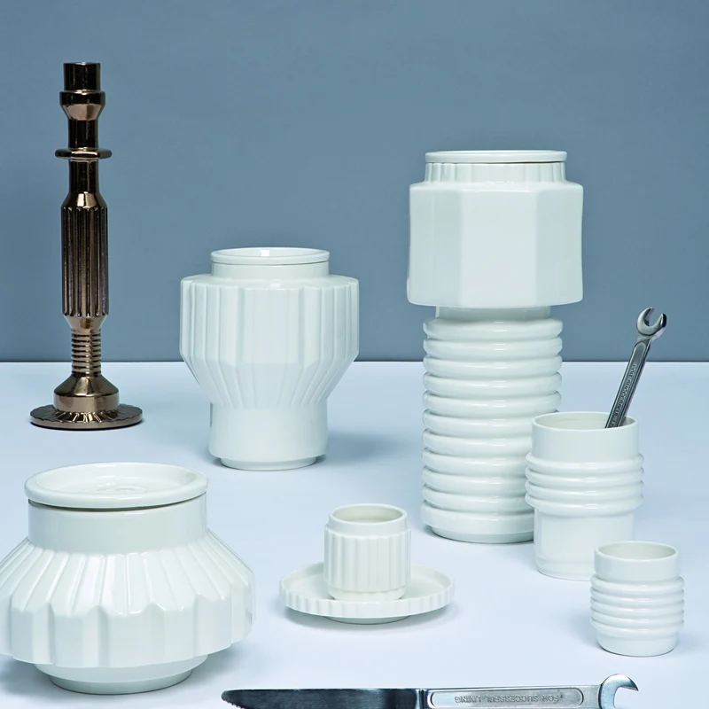 Seletti Diesel Machine Collection Dessert Plate - Set of 3