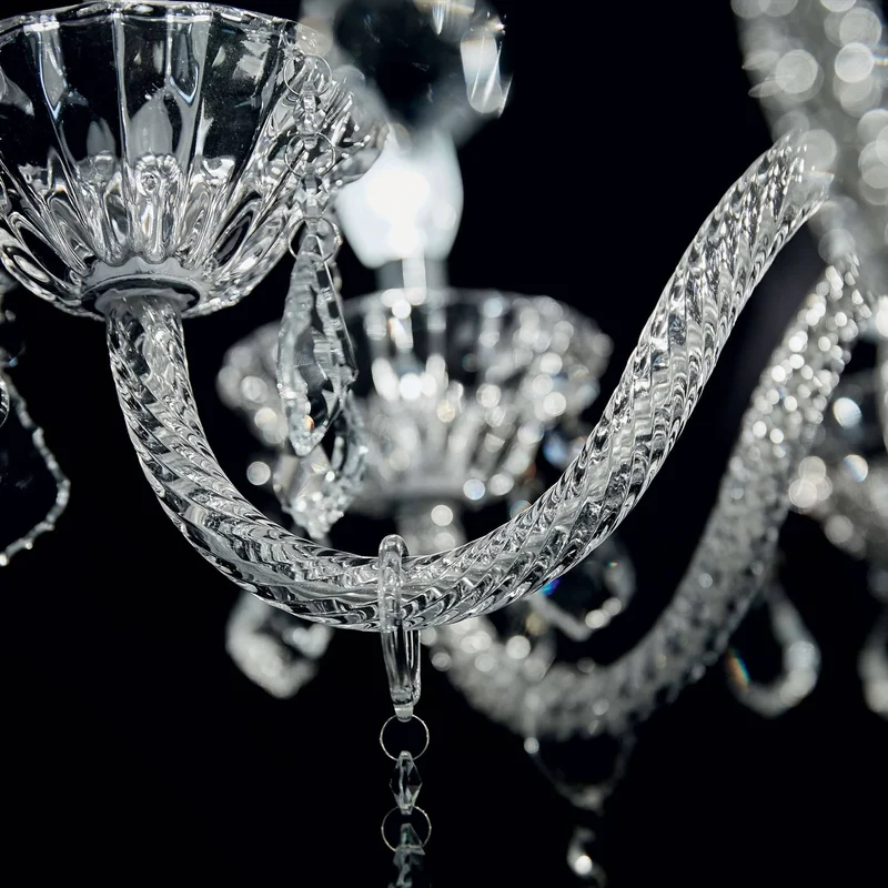 Lustre cristal idéal petit salon
