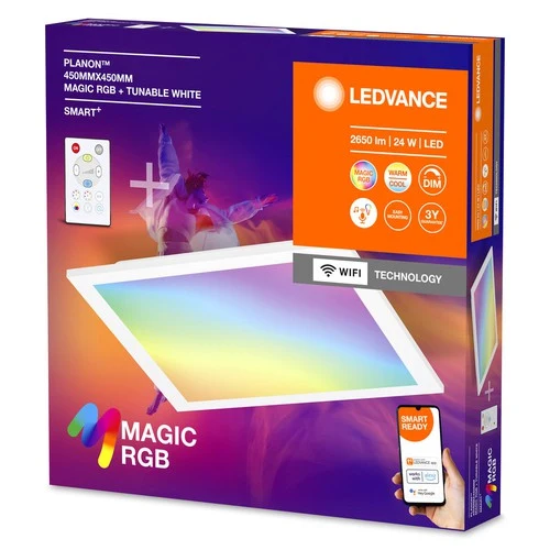 LEDVANCE SMART+ WIFI Luminaire de panneau Magic 24W, 2400lm, blanc