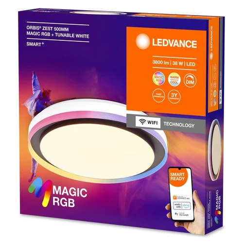 LEDVANCE SMART + WIFI Magic plafonnier, w/s, 38W, 1050lm