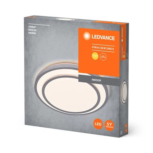 Plafonnier LEDVANCE ORBIS BERLIN, argent, 36W, 4150lm