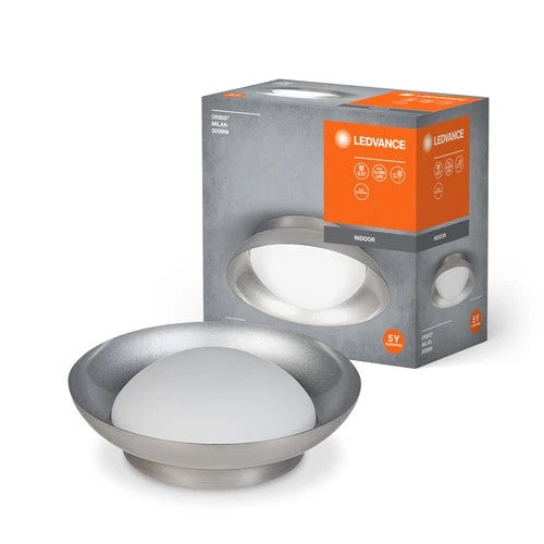 LEDVANCE ORBIS MILAN Plafonnier 305mm, Nickel, 2xE27
