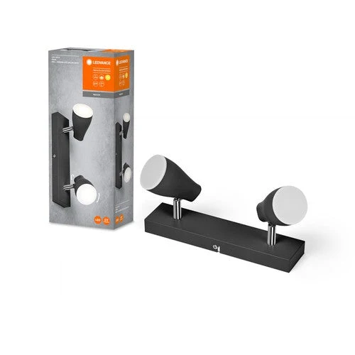 LEDVANCE LED SPOT PEAR Spot de plafond en saillie, noir, 8,6W, 420lm