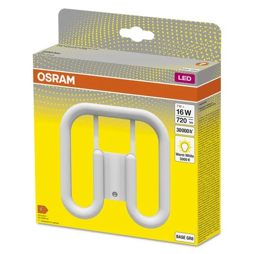 OSRAM DULUX LED-Lampe SQ16 EM, 7W, 720lm, 3000K, blanc chaud