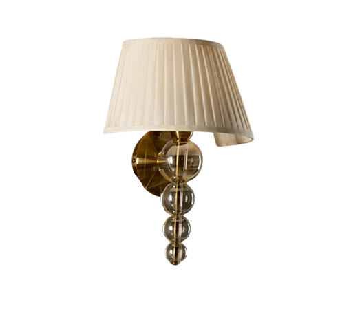Lampe Chevet Champagne Doré Vintage