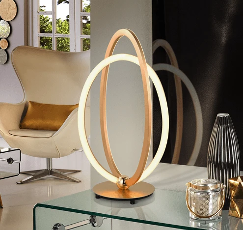 Lampe a Poser Chrome Salon Contemporain