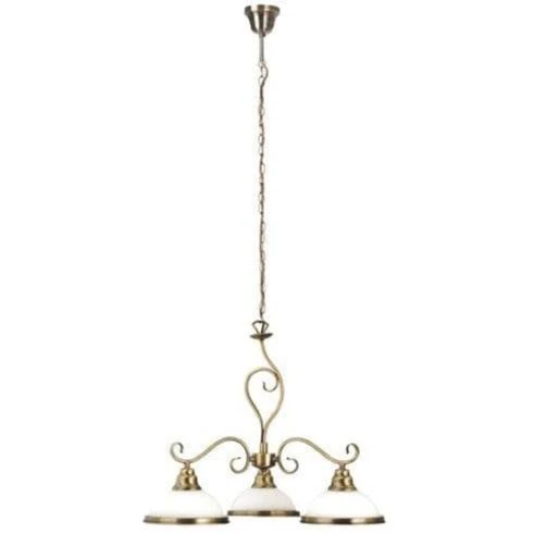 Suspension style ancien vintage bronze Salon