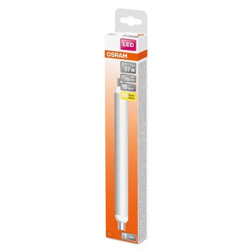 OSRAM Lampes spéciales à LED avec culot S15 et S19, remplacement de 57 watts, S15s, Linear-lamp-shape, 2700 Kelvin, blanc chaud, mat, single Pack