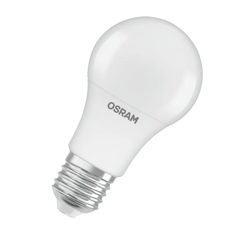 Ampoules LED OSRAM, forme classique d'ampoule, remplacement de 40 watts, E27, A-shape, 4000 Kelvin, blanc froid, mat, single Pack