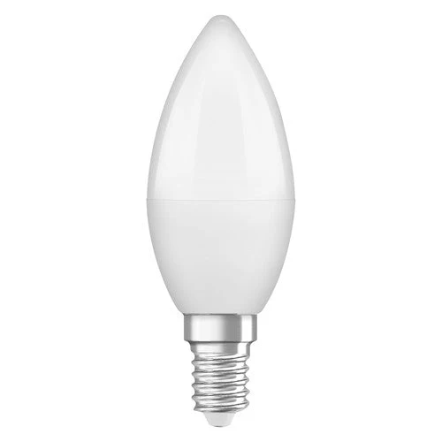 OSRAM LED Base Lampe LED forme bougie mate (ex 40W) 5,5W / 4000K blanc froid E14 pack de 4