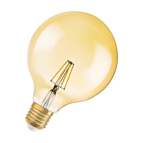 OSRAM Vintage 1906® GLOBE Lampe LED à intensité variable (ex 55W) 7W / 2500K blanc chaud E27 optique or