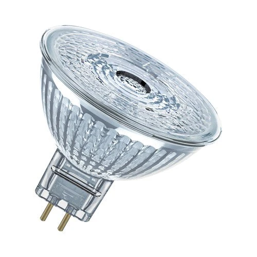 Ampoule LED à intensité variable MR16 OSRAM avec culot GU5.3, blanc froid (4000K), 4.9W, remplace une ampoule à réflecteur de 35W, LED SUPERSTAR MR16 12 V