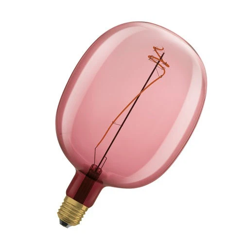 OSRAM Vintage 1906 LED-Lampe, teinte rose, 4,5W, 220lm, blanc chaud, E27