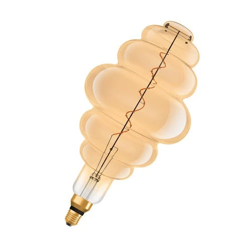 OSRAM Vintage 1906 LED-Lampe, teinte dorée, 4,8W, 360lm, blanc chaud, E27