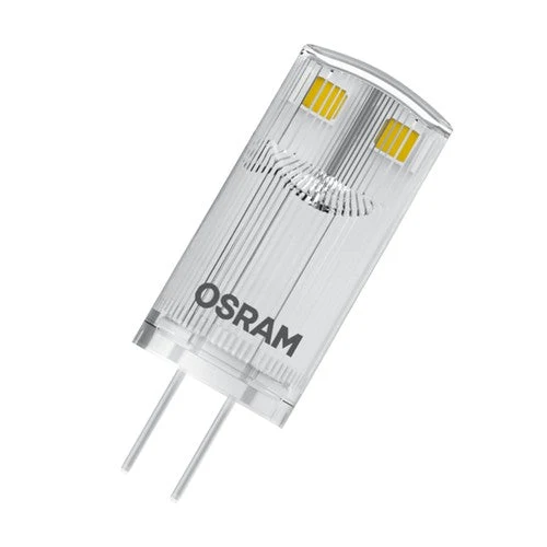 OSRAM lampe LED à culot à broche BASE PIN G4 12 V lampe LED CL10 non dimmable 0,9W, blanc chaud pack de 5