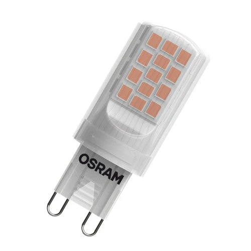 OSRAM LED lampe à broche PIN G9 avec douille retrofit G9 3.8W, blanc chaud