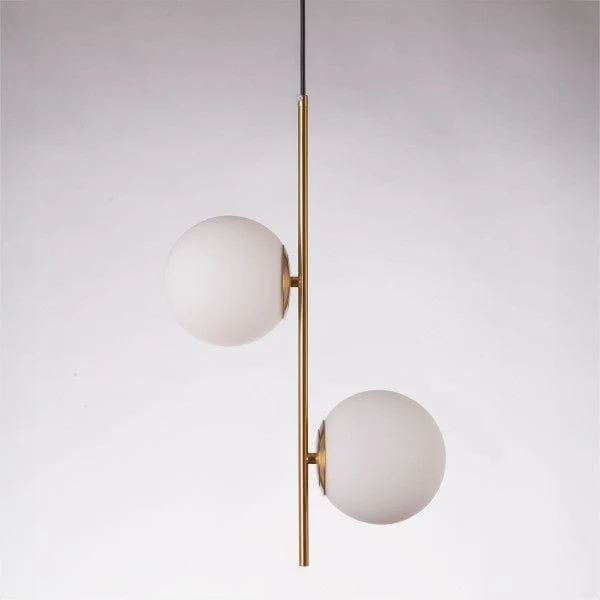 Lampe suspension plafond Boules Doré Salon