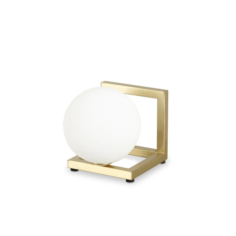 Lampe table Laiton Boule Design