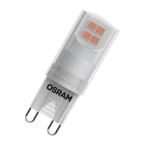 OSRAM LED lampe à broche PIN G9 avec douille retrofit G9 1.9W, blanc chaud