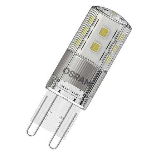 OSRAM LED lampe à broche PIN dimmable claire (ex 30W) 3W / 2700K blanc chaud PIN G9