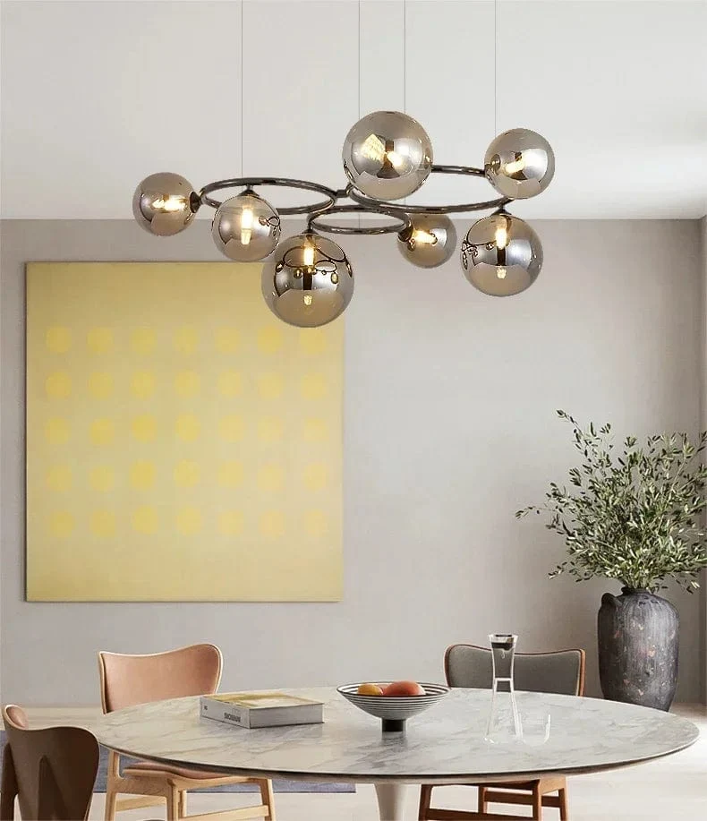 Lustre Pendant Moderne Globes