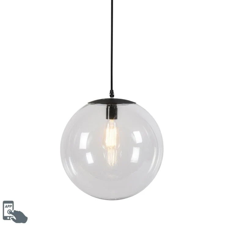 Suspension intelligente boule transparente