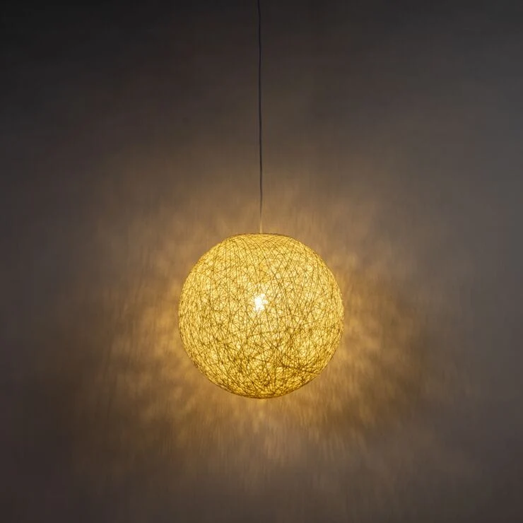 Suspension intelligente blanche Boule Chambre