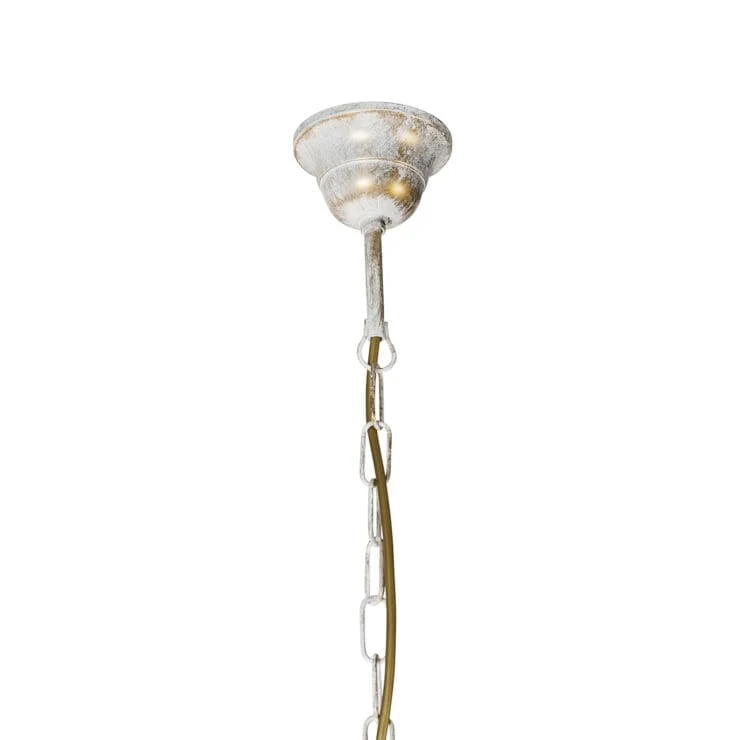 Suspension Lustre intelligent blanc 5 lumières
