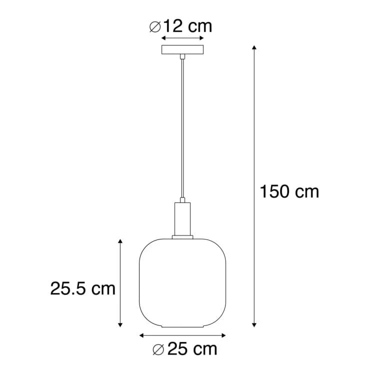 Suspension simple intelligente verre fumé