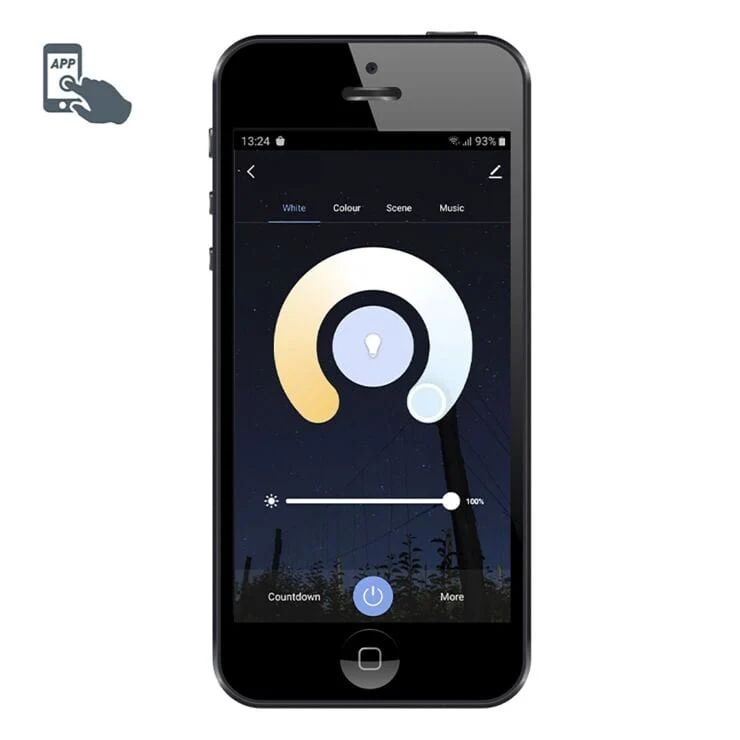 Suspension intelligente laiton 6 lumières