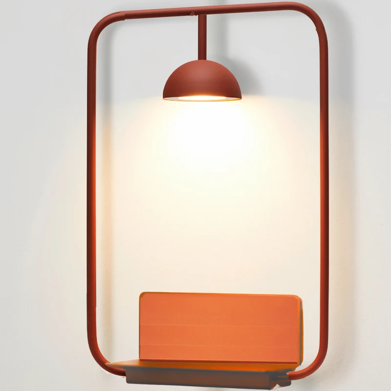 Estiluz Cupolina Wall Lamp with Shelf