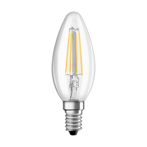 OSRAM Lampe LED filament avec culot E14, forme de bougie, blanc chaud (2700K), 6W, remplacement d'une ampoule de 60W, LED Retrofit CLASSIC B