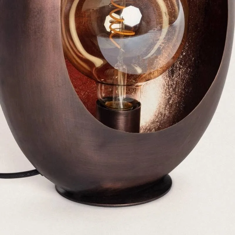 Lampe chevet Métal Bronze Chambre