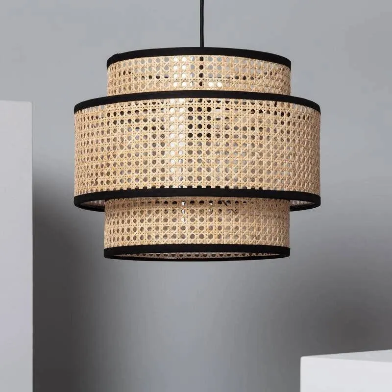 Suspension Rotin Boho