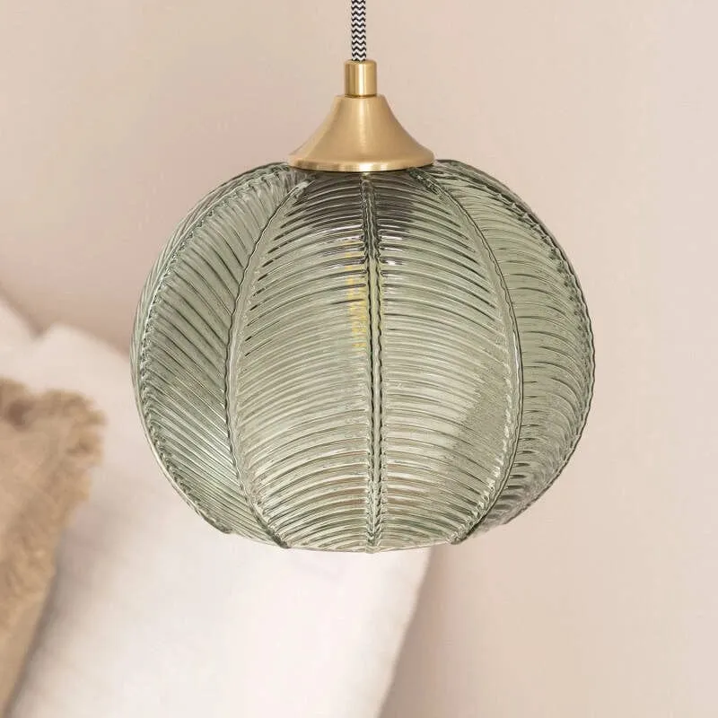 Suspension Verte Boule verre Klimt