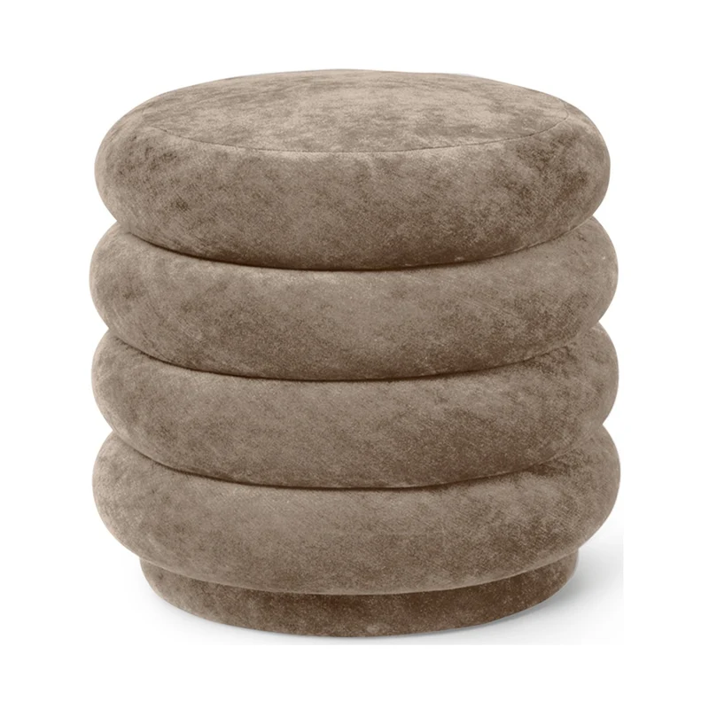 Ferm Living Pouf Round Faded V.