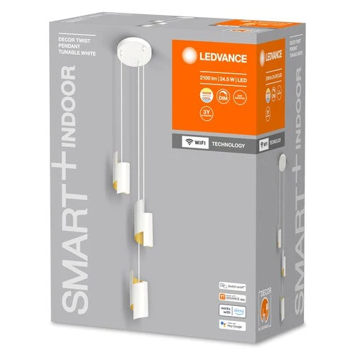 LEDVANCE SMART+ WiFi DECOR suspension blanc, 24,5W, 2100lm