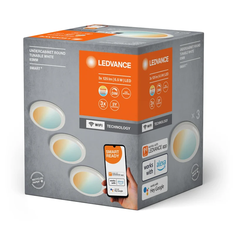 LEDVANCE SMART+ WIFI éclairage sous meuble, blanc, 6,5W, 375lm